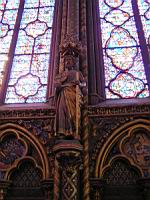 Paris, Sainte Chapelle (haute), Statue (01)